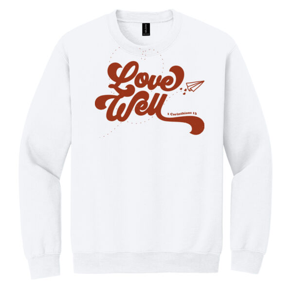2023 LC "Love Well" Crewneck Sweatshirt V1 Thumbnail